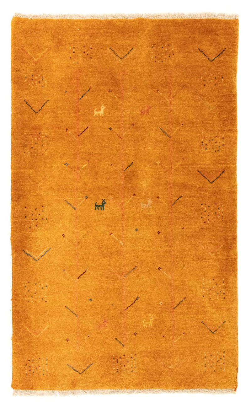 Alfombra Gabbeh - Persa - 130 x 81 cm - oro