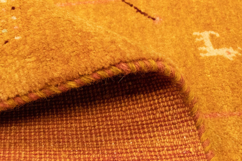 Alfombra Gabbeh - Persa - 130 x 81 cm - oro