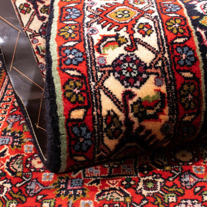 Alfombra persa - Bidjar - 173 x 112 cm - rojo