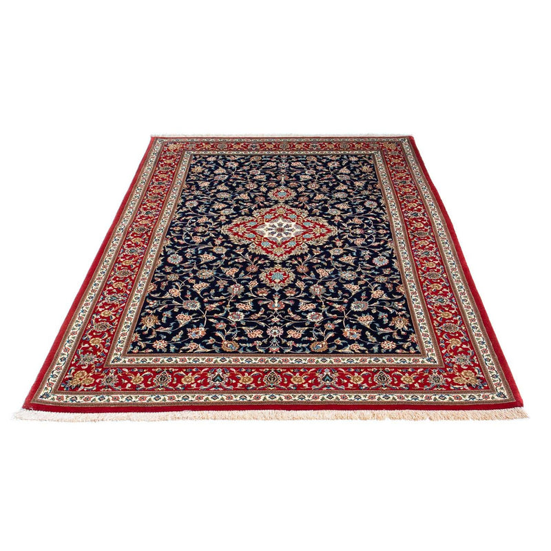 Alfombra persa - Ghom - 200 x 130 cm - azul oscuro
