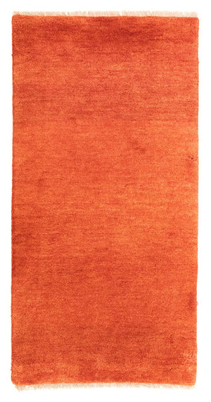 Alfombra Gabbeh - Persa - 138 x 69 cm - rojo claro