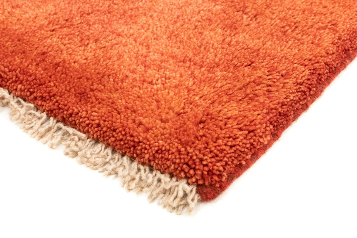 Alfombra Gabbeh - Persa - 138 x 69 cm - rojo claro