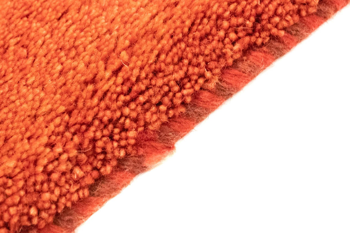 Alfombra Gabbeh - Persa - 138 x 69 cm - rojo claro