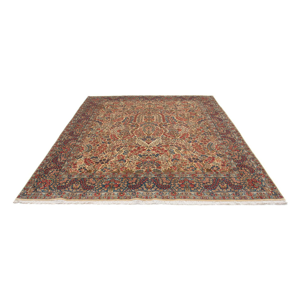 Alfombra persa - Ghom - 271 x 232 cm - beige