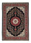 Alfombra persa - Ghom - 210 x 140 cm - azul oscuro