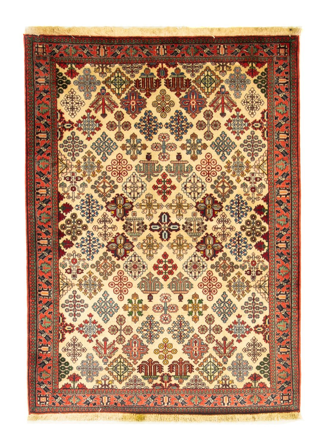 Alfombra persa - Nómada - 159 x 120 cm - beige