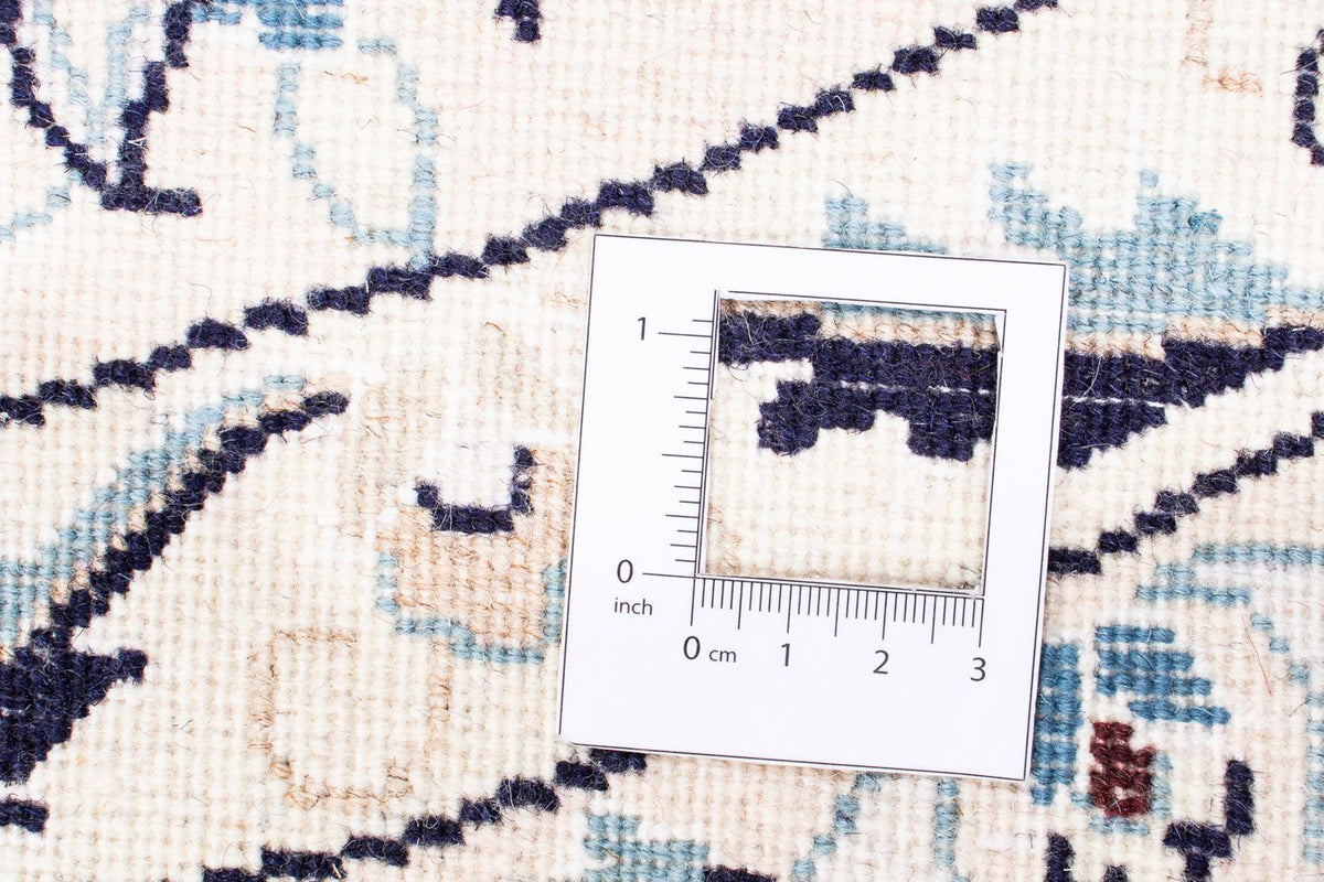 Alfombra persa - Nain redondo  - 252 x 252 cm - rojo oscuro