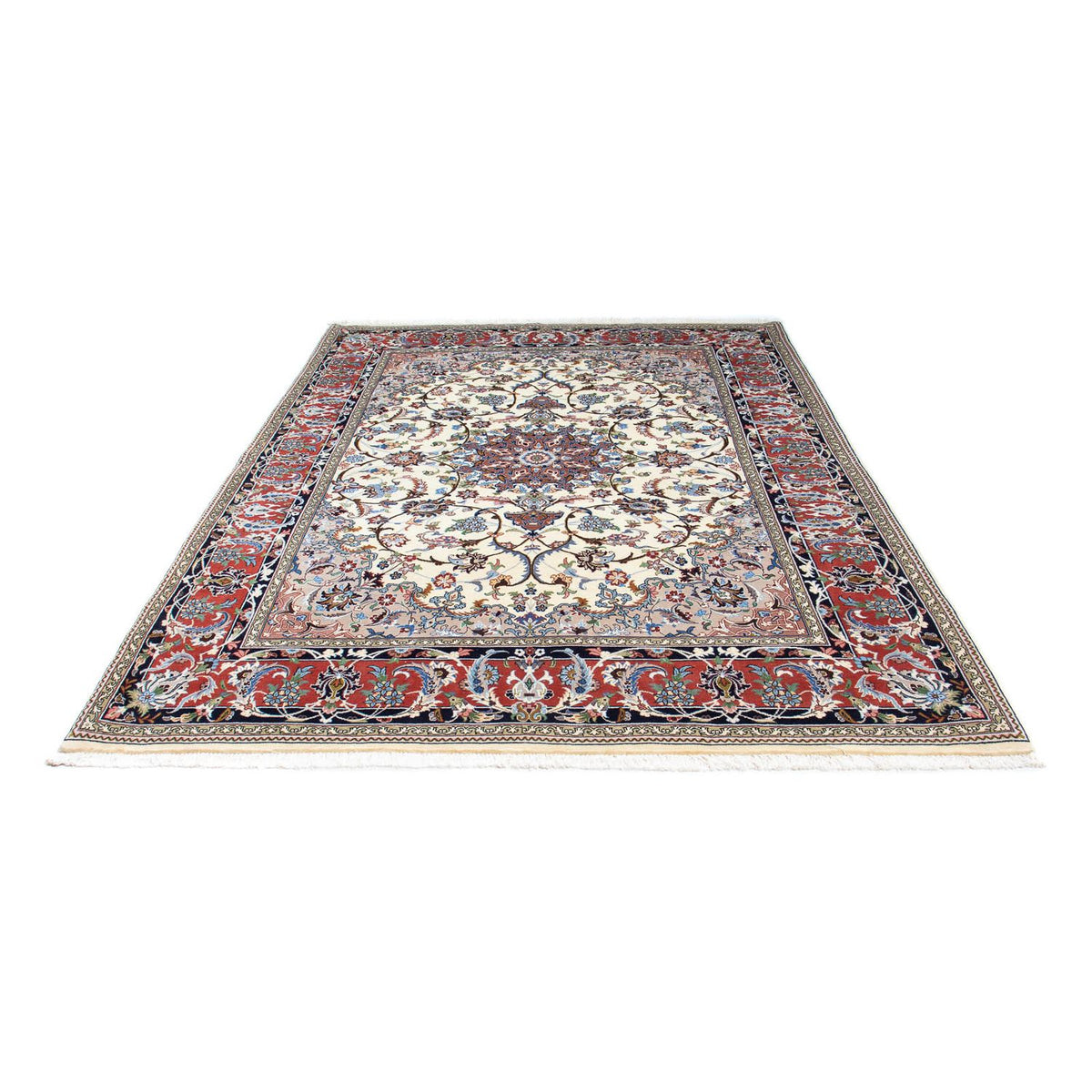 Alfombra persa - Ghom - 253 x 180 cm - beige