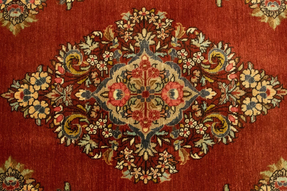 Alfombra persa - Ghom - 144 x 100 cm - óxido