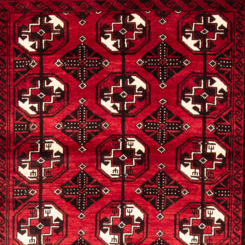 Alfombra de pasillo Alfombra Belutsch - 202 x 110 cm - rojo oscuro