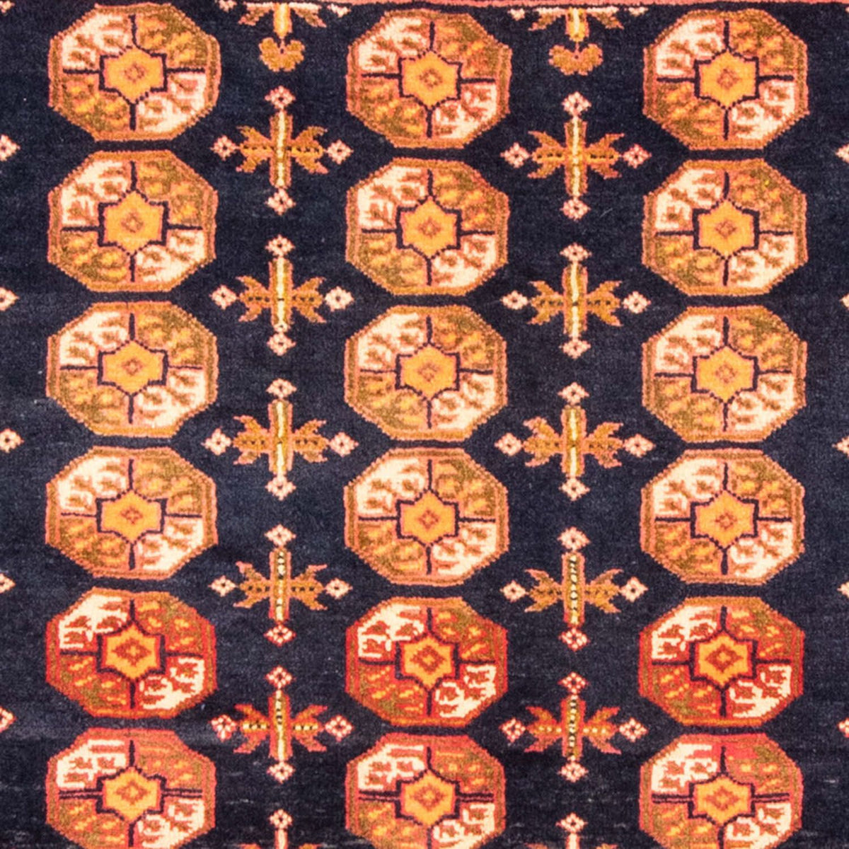 Alfombra Belutsch cuadrado - 174 x 139 cm - azul oscuro