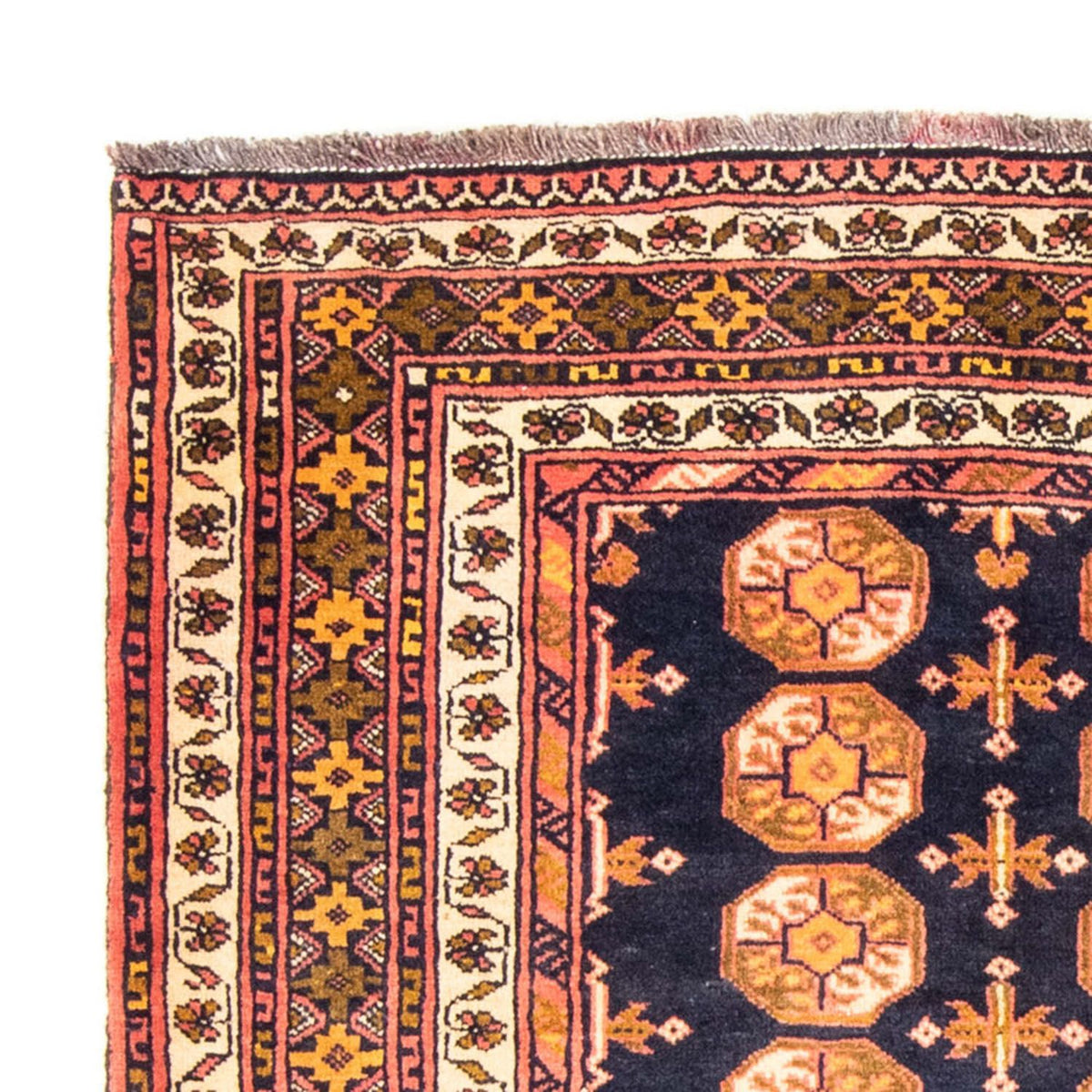 Alfombra Belutsch cuadrado - 174 x 139 cm - azul oscuro