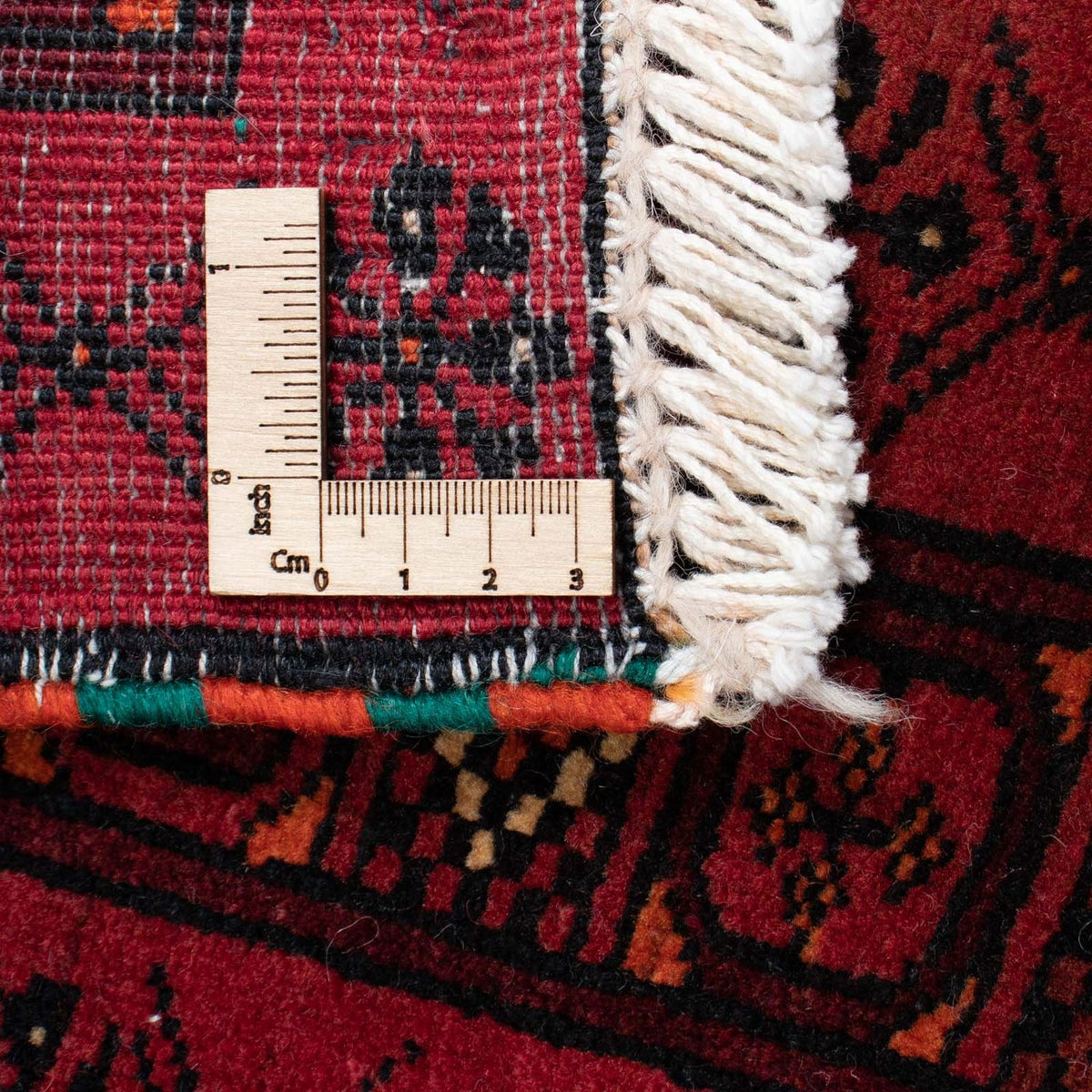 Alfombra Belutsch - 135 x 82 cm - rojo oscuro