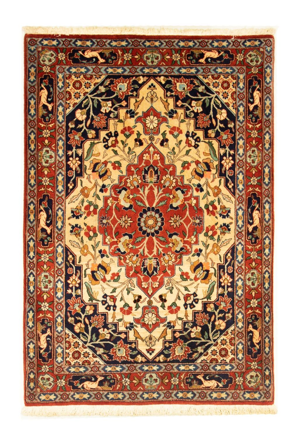 Alfombra persa - Nómada - 155 x 106 cm - beige