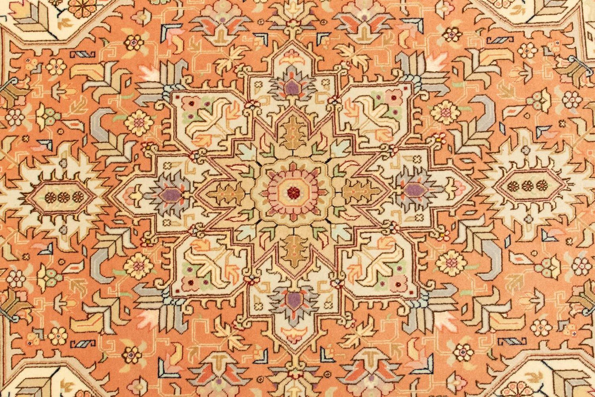 Alfombra Persa - Tabriz - Real - 160 x 100 cm - rojo claro