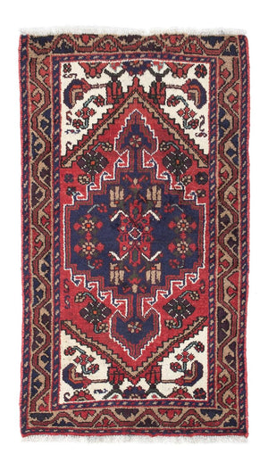 Alfombra persa - Nómada - 128 x 71 cm - rojo