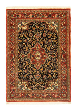 Alfombra persa - Ghom - 151 x 103 cm - negro