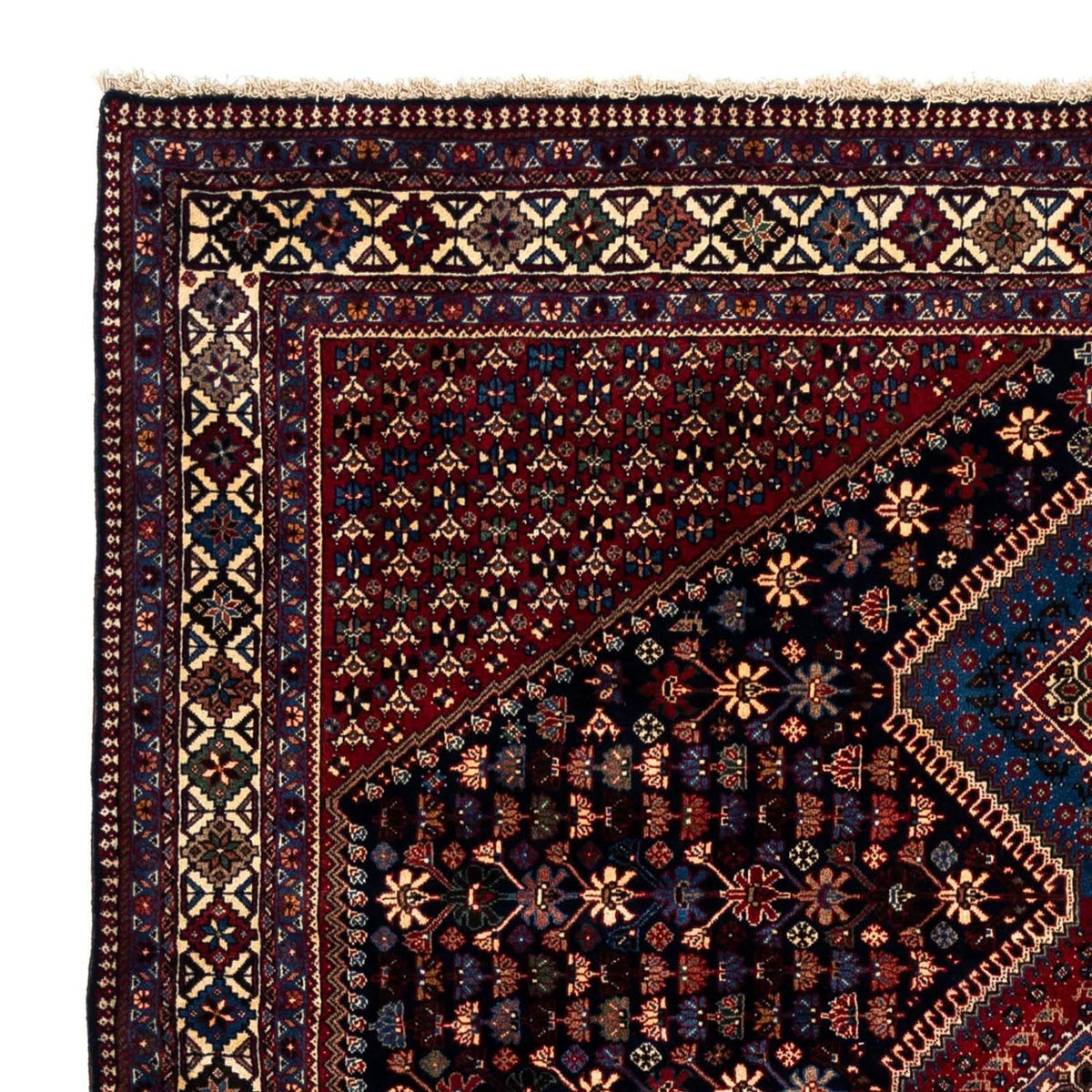 Alfombra persa - Nómada - 304 x 208 cm - azul oscuro