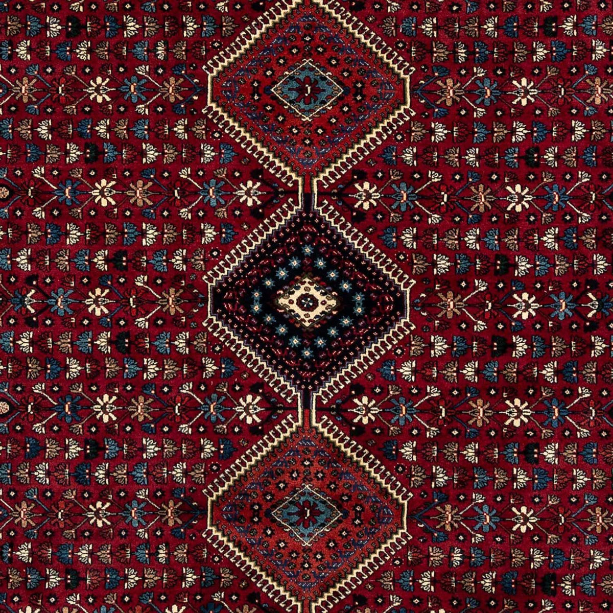 Alfombra persa - Nómada - 298 x 204 cm - rojo oscuro