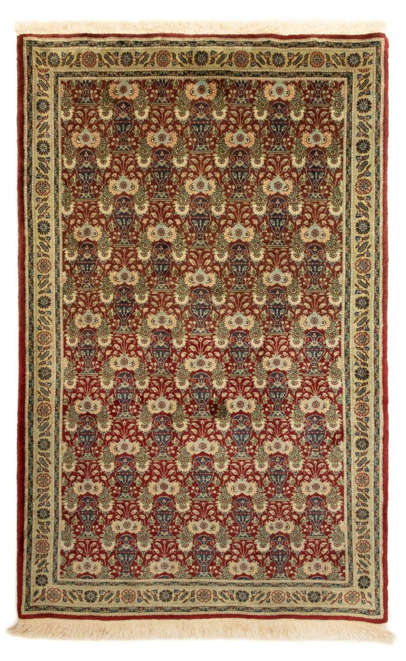 Alfombra Persa - Tabriz - Real - 129 x 82 cm - rojo