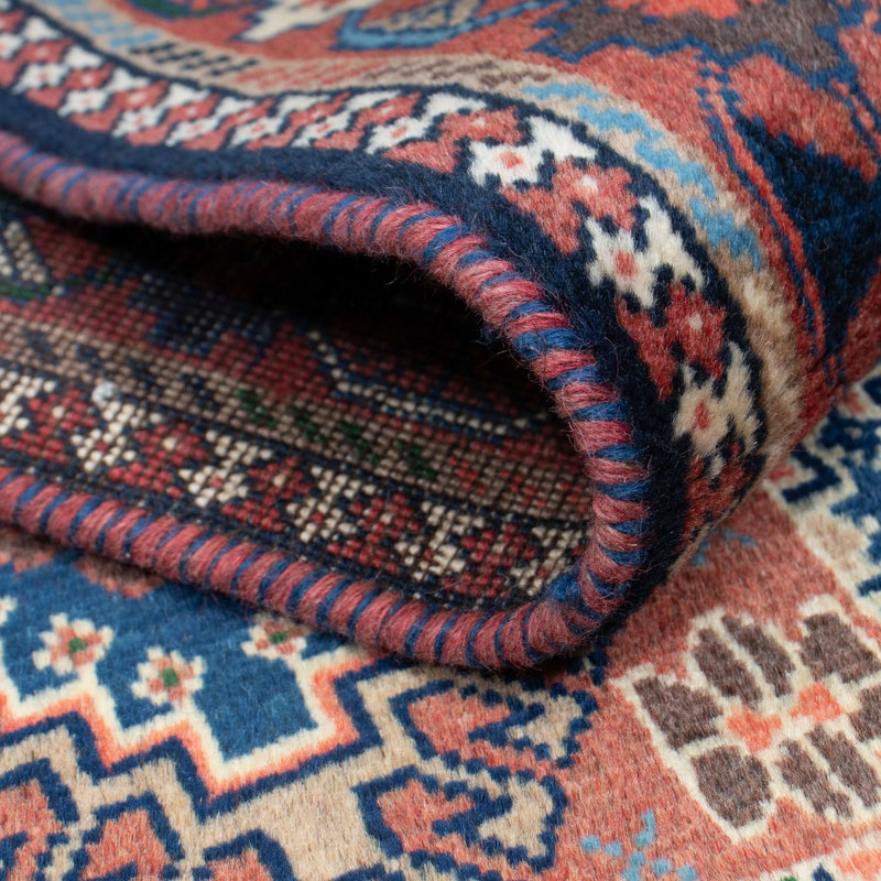 Alfombra de pasillo Alfombra persa - Nómada - 200 x 82 cm - rojo claro