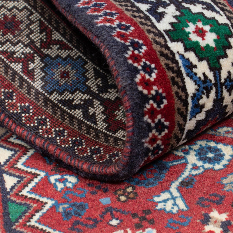 Alfombra de pasillo Alfombra persa - Nómada - 198 x 84 cm - rojo oscuro