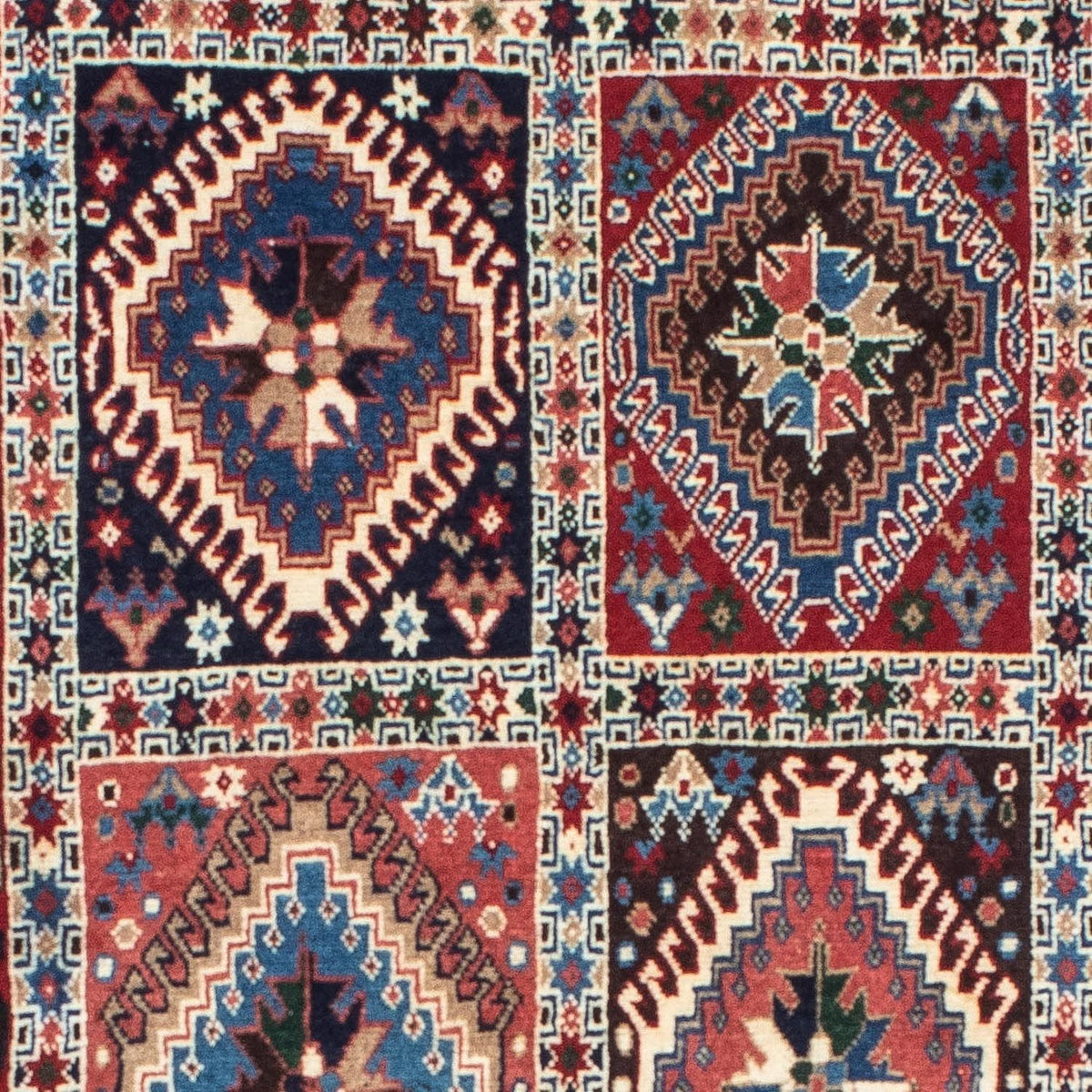 Alfombra de pasillo Alfombra persa - Nómada - 190 x 80 cm - azul oscuro