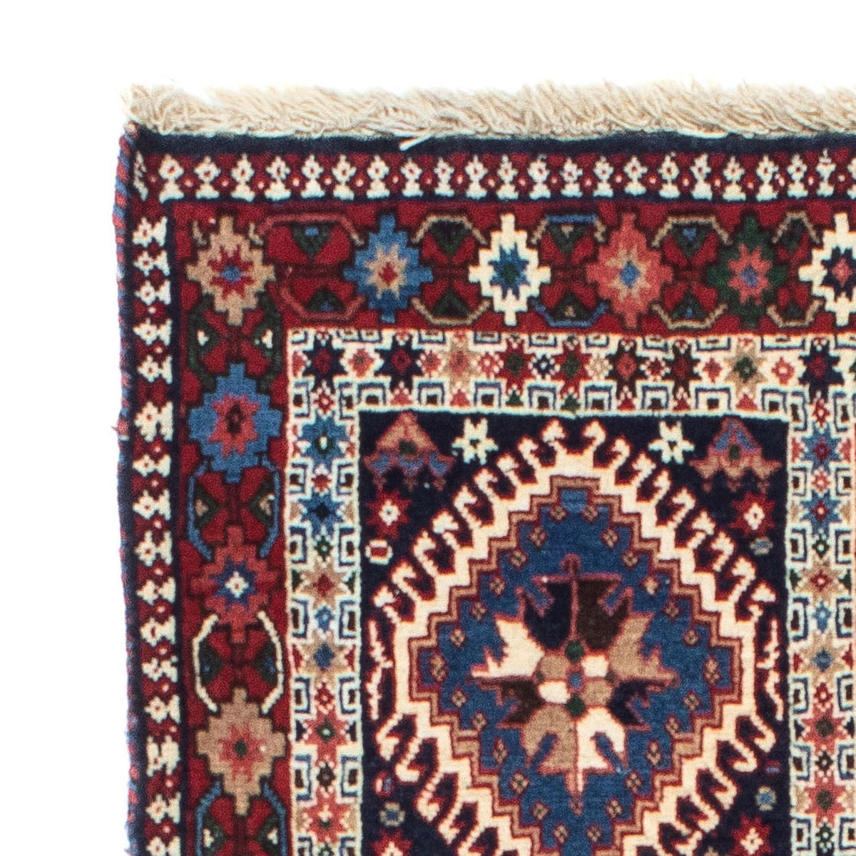 Alfombra de pasillo Alfombra persa - Nómada - 190 x 80 cm - azul oscuro