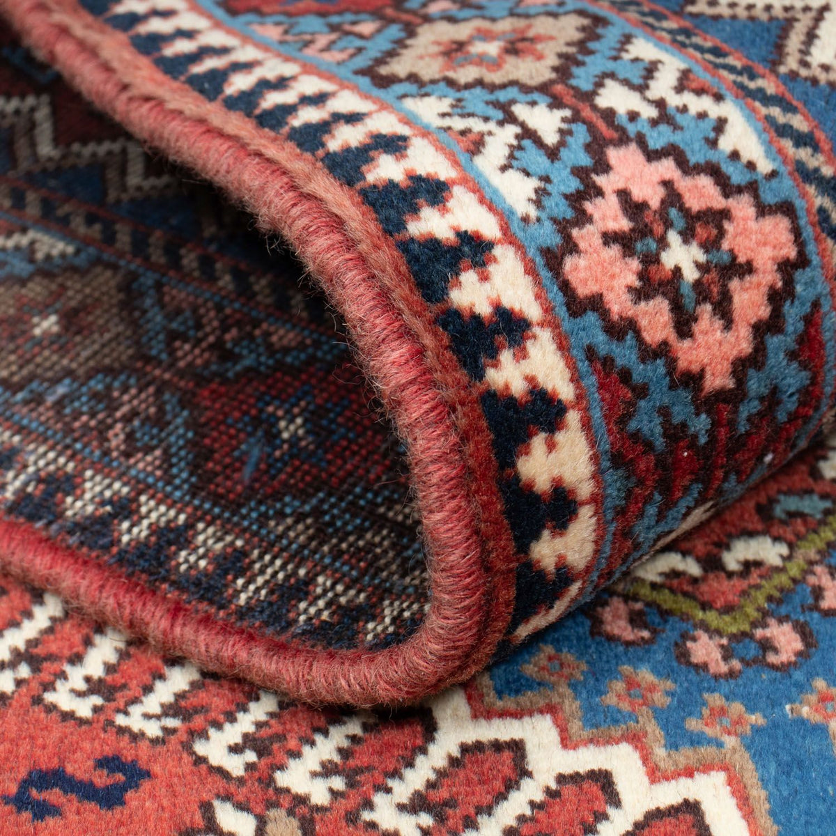 Alfombra de pasillo Alfombra persa - Nómada - 190 x 80 cm - azul oscuro