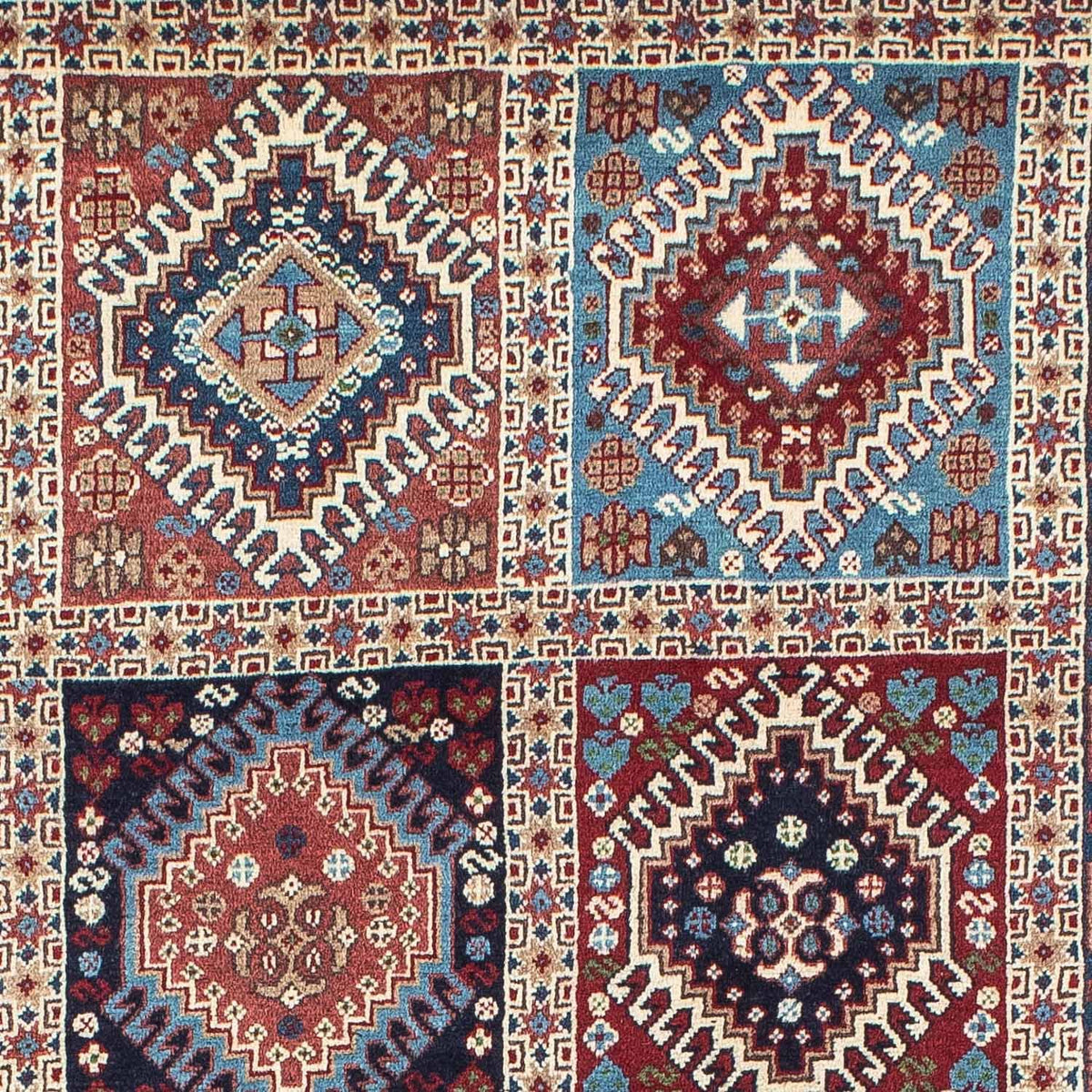 Alfombra de pasillo Alfombra persa - Nómada - 210 x 86 cm - beige