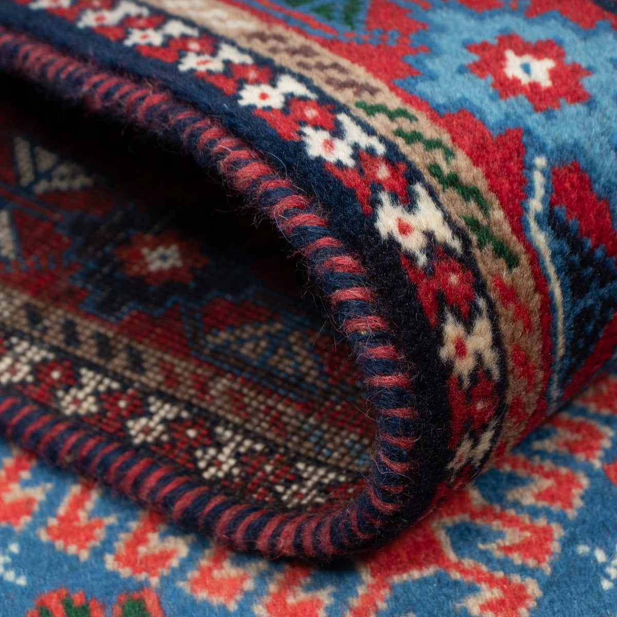 Alfombra de pasillo Alfombra persa - Nómada - 197 x 80 cm - rojo