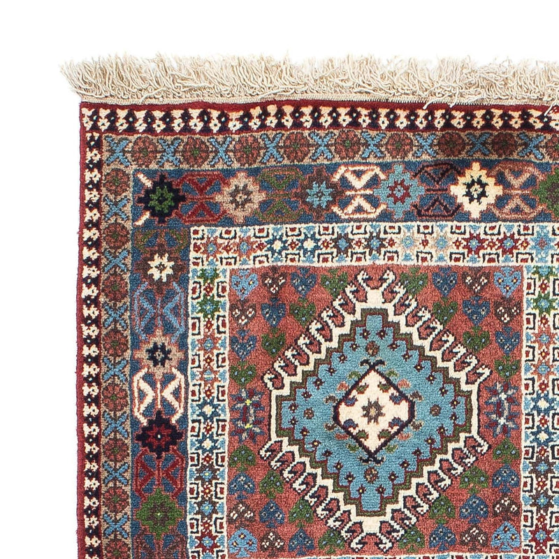 Alfombra persa - Nómada - 142 x 99 cm - rojo claro