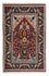 Alfombra persa - Ghom - 105 x 63 cm - rojo oscuro