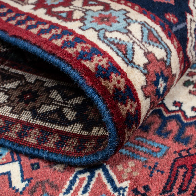 Alfombra persa - Nómada - 146 x 100 cm - rojo claro