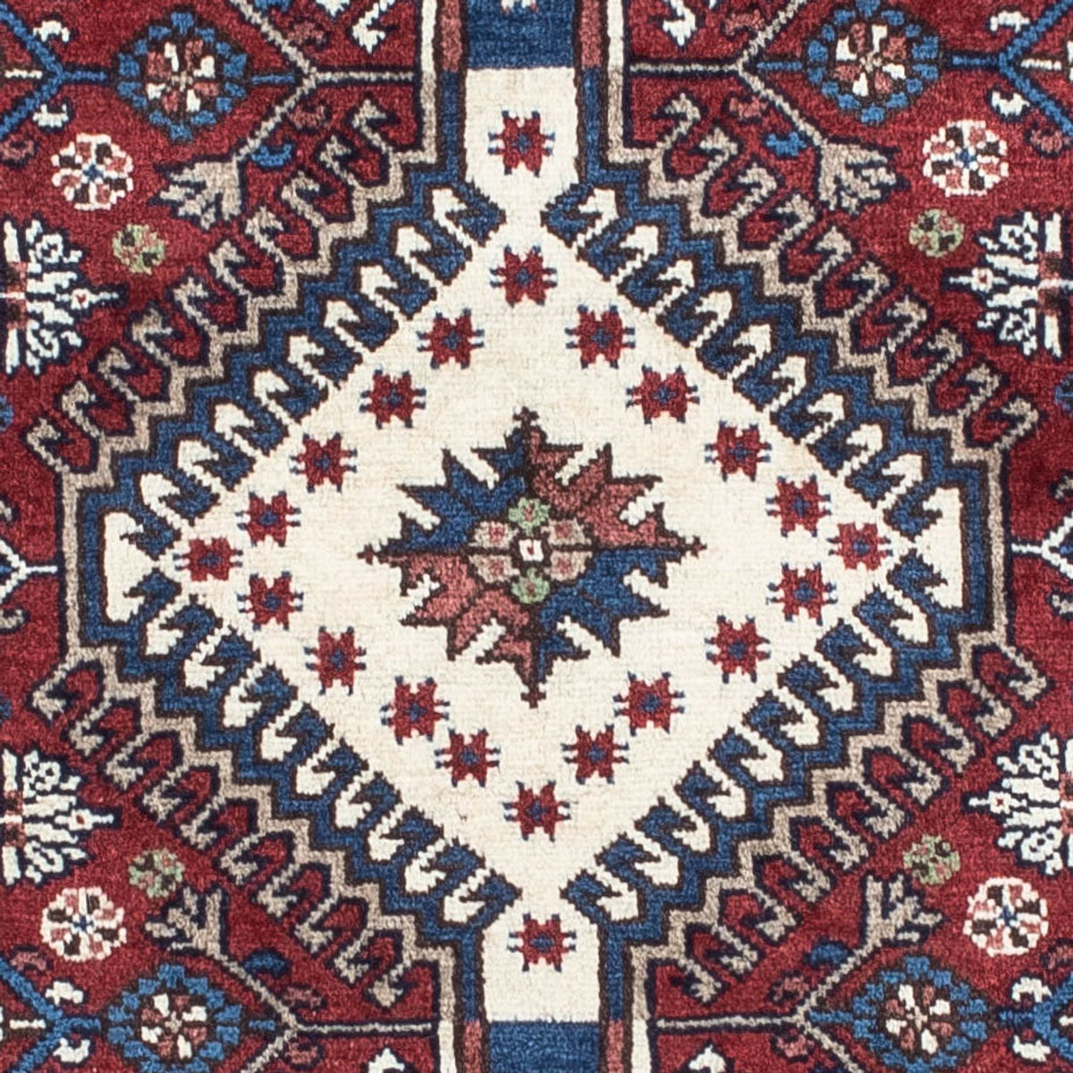 Alfombra persa - Nómada - 152 x 97 cm - azul oscuro