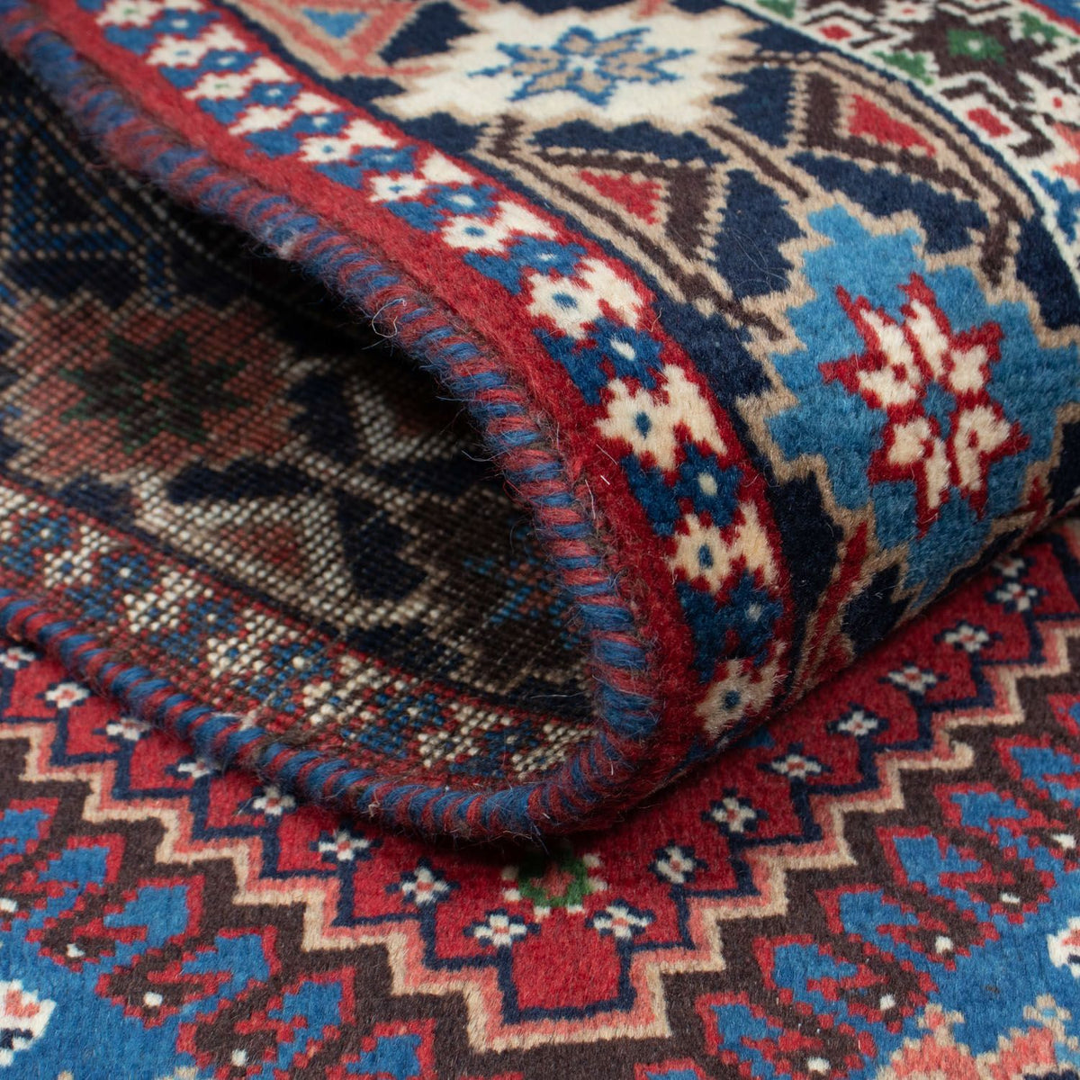 Alfombra persa - Nómada - 140 x 100 cm - rojo claro