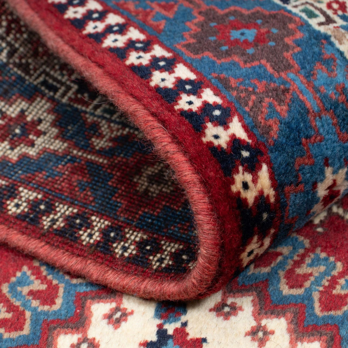 Alfombra persa - Nómada - 143 x 100 cm - azul