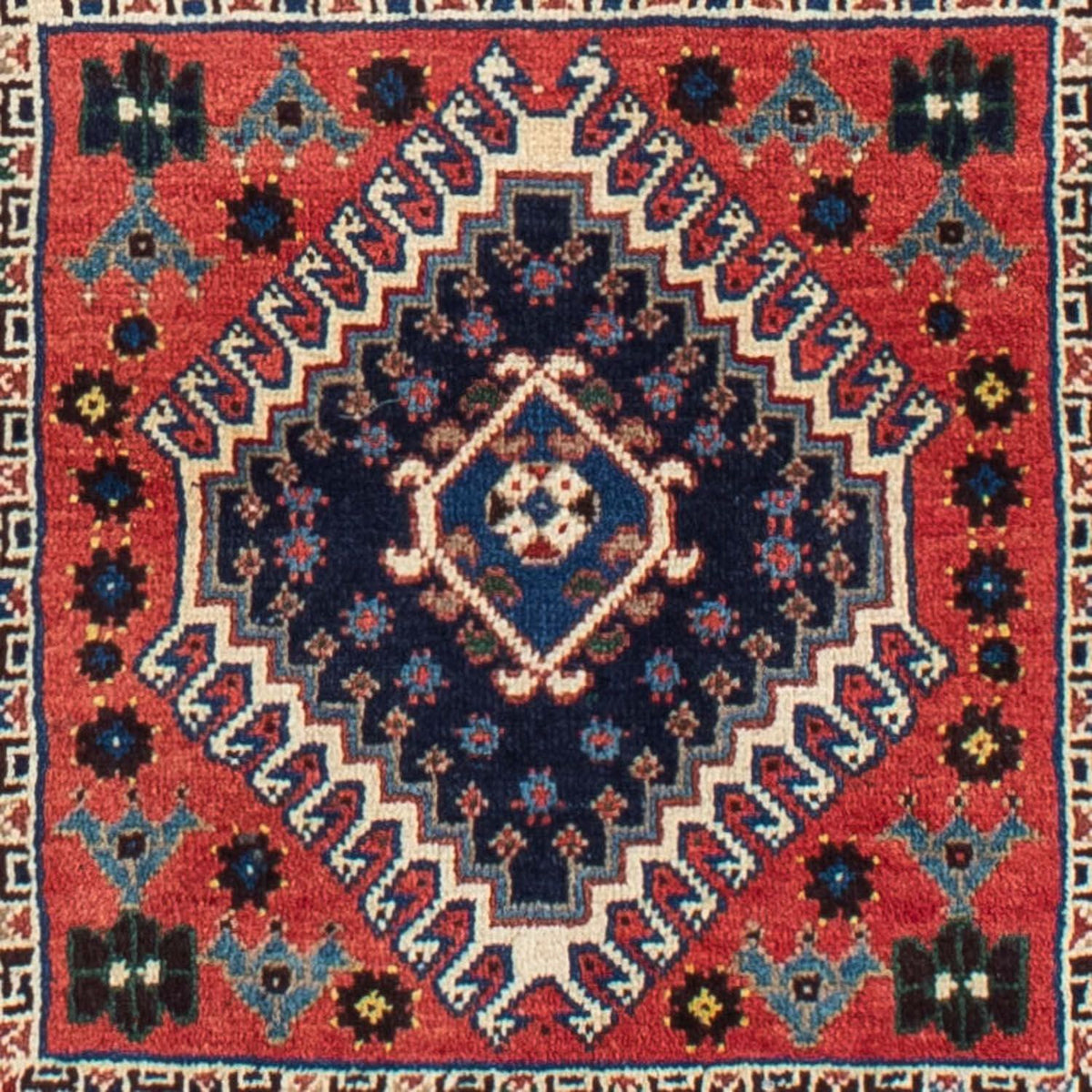 Alfombra persa - Nómada - 144 x 100 cm - azul