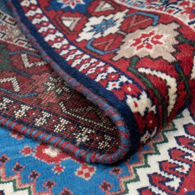 Alfombra persa - Nómada - 144 x 100 cm - azul