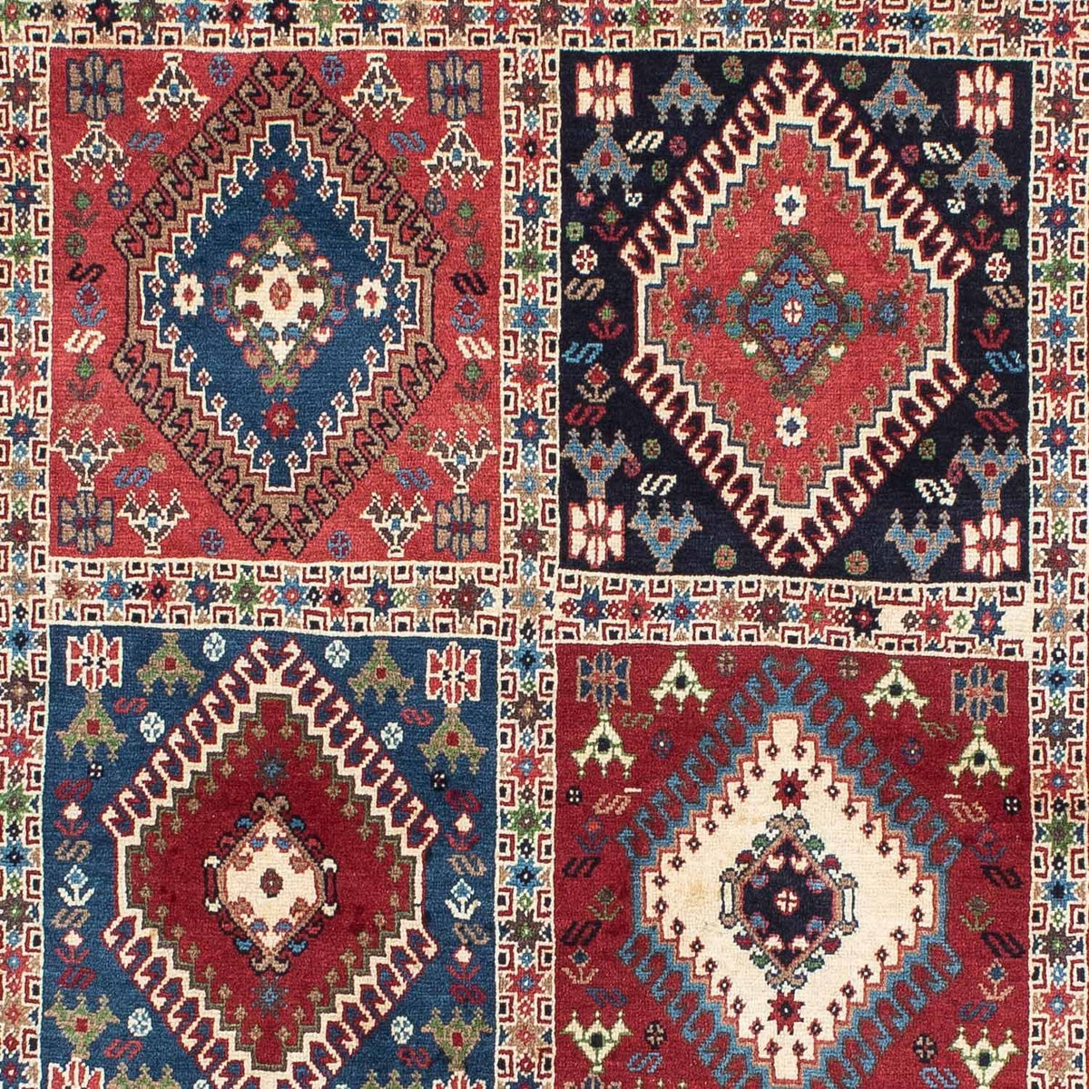Alfombra persa - Nómada - 148 x 100 cm - rojo