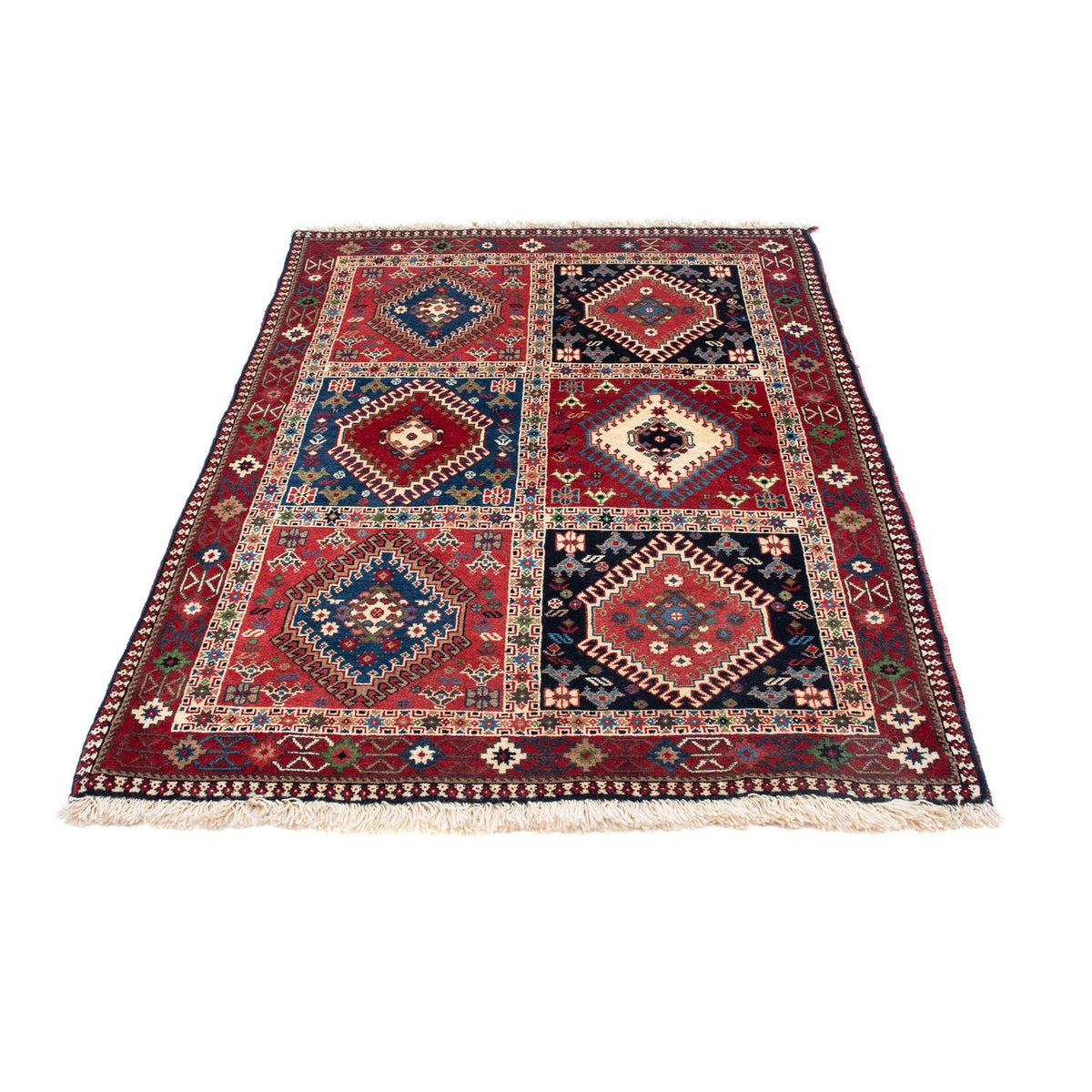Alfombra persa - Nómada - 148 x 100 cm - rojo