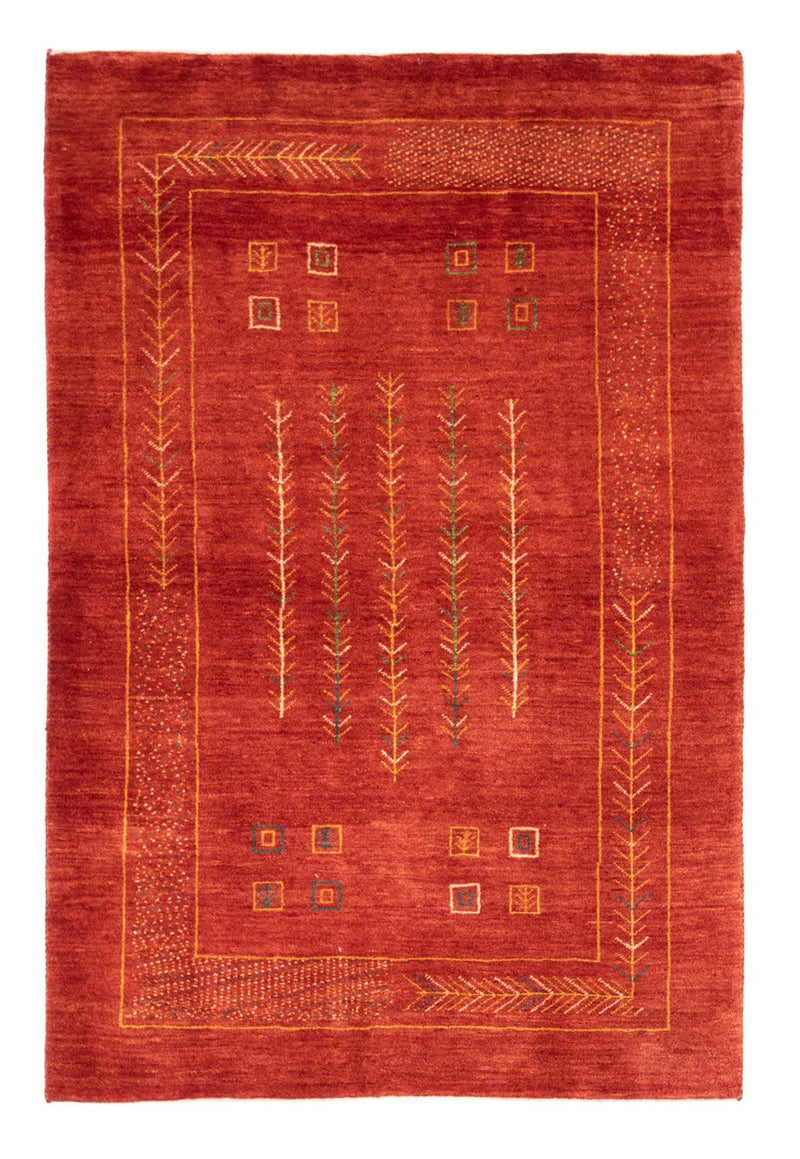 Alfombra Gabbeh - Persa - 180 x 124 cm - rojo