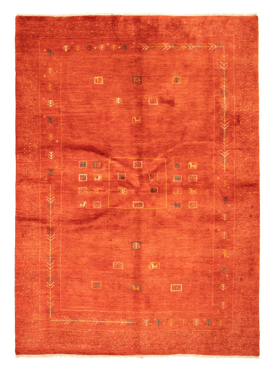 Alfombra Gabbeh - Persa - 235 x 172 cm - rojo