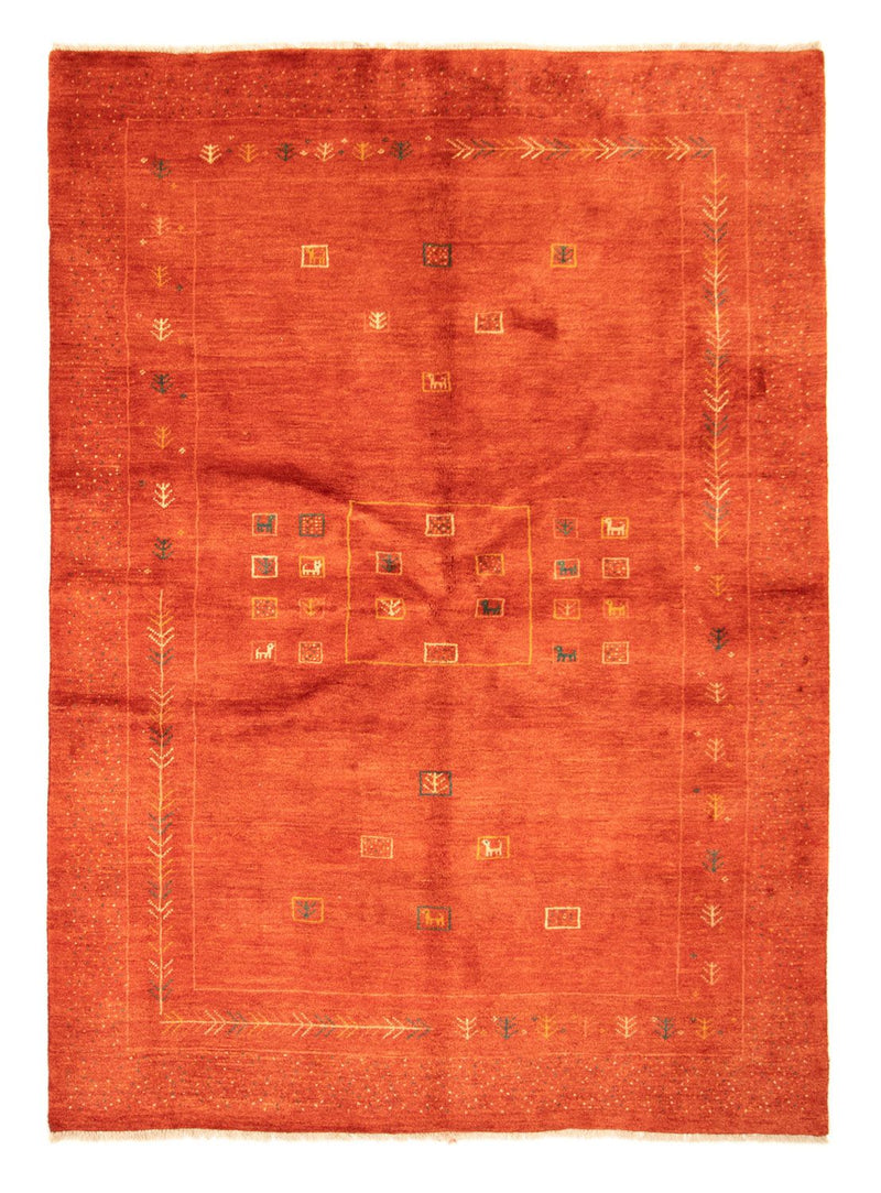 Alfombra Gabbeh - Persa - 235 x 172 cm - rojo
