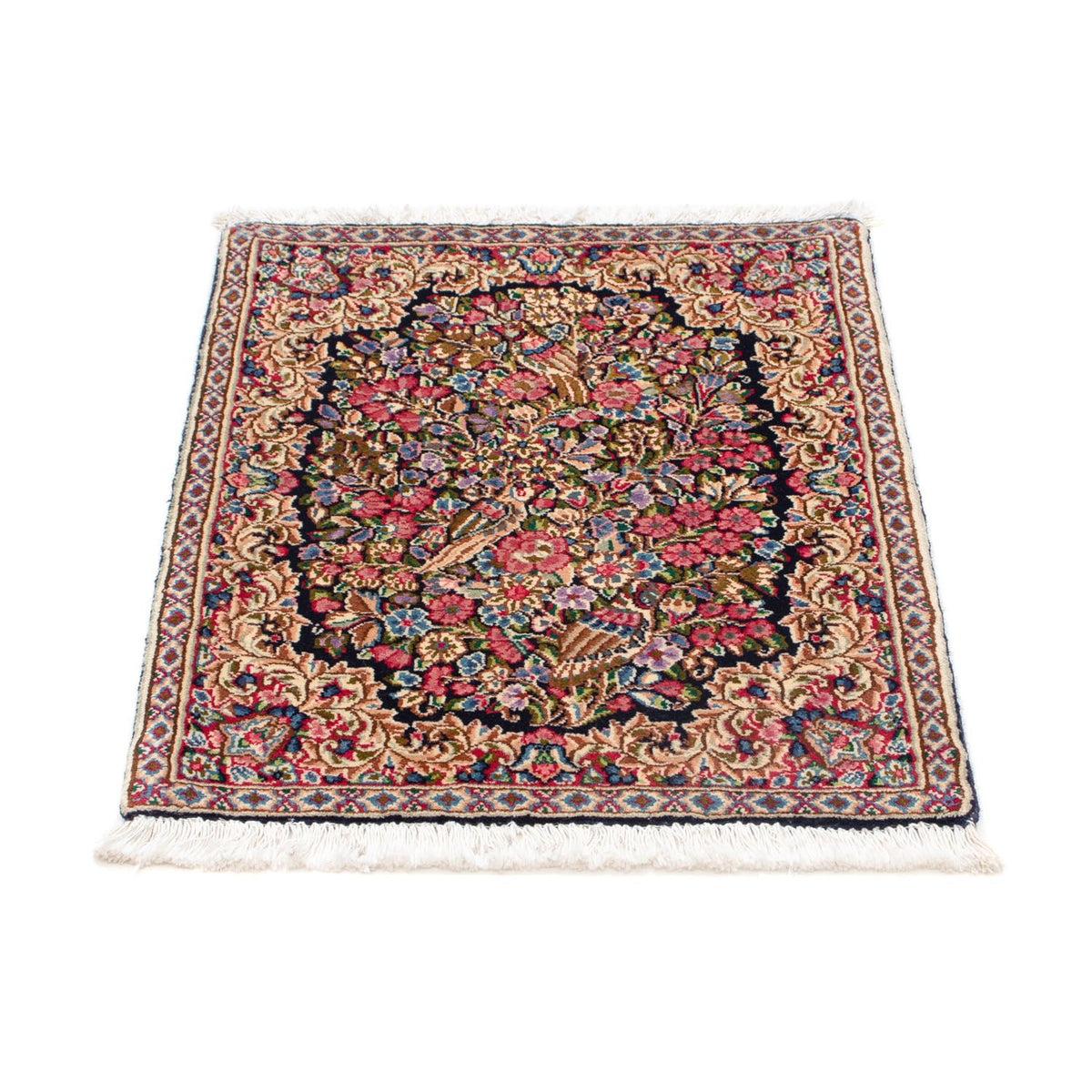 Alfombra persa - Real - 70 x 53 cm - azul