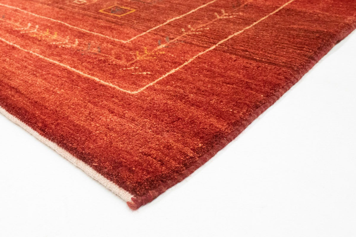 Alfombra Gabbeh - Persa - 191 x 148 cm - rojo