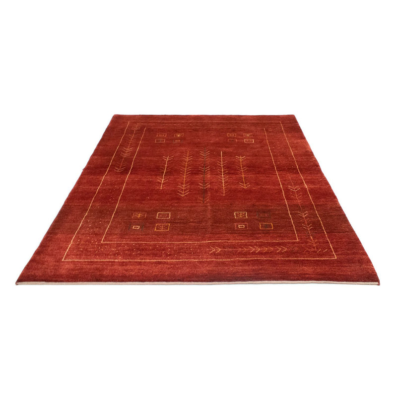 Alfombra Gabbeh - Persa - 191 x 148 cm - rojo