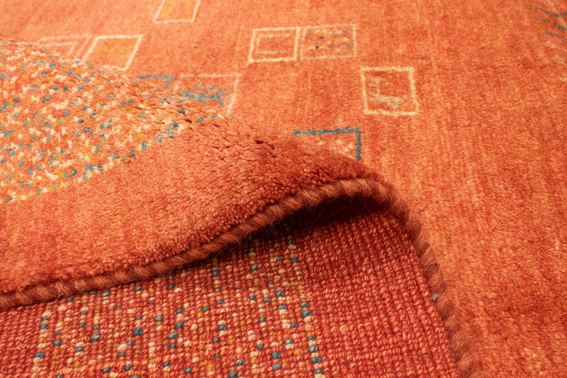Alfombra Gabbeh - Persa - 198 x 151 cm - óxido