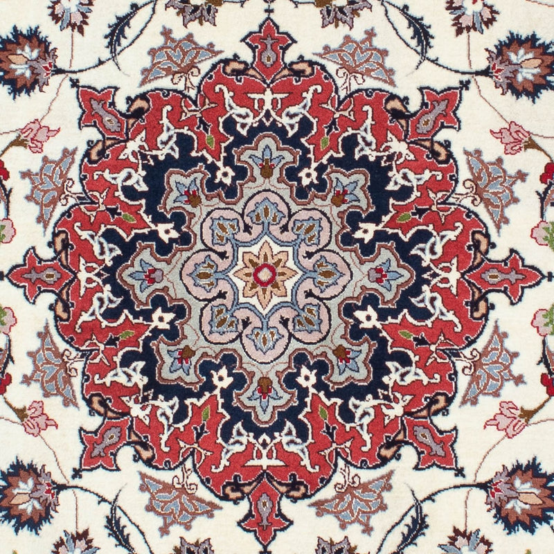 Alfombra Persa - Tabriz - Real - 201 x 153 cm - beige