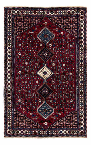 Alfombra persa - Nómada - 296 x 200 cm - rojo oscuro